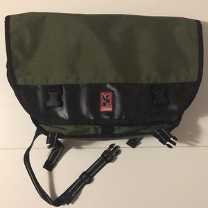 Chrome Citizen Green and Black Messenger Bag